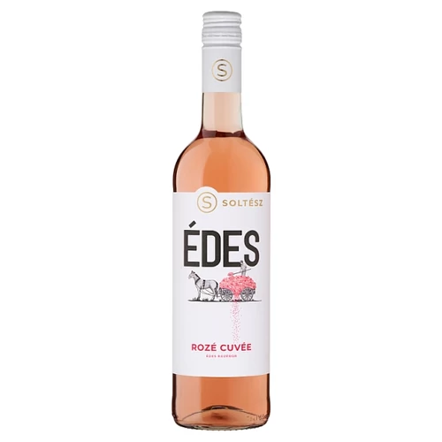 SOLTÉSZ ÉDES FELSŐ-MAGYARORSZÁGI ROZÉ CUVÉE ÉDES ROZÉBOR 11,5% 750 ML
