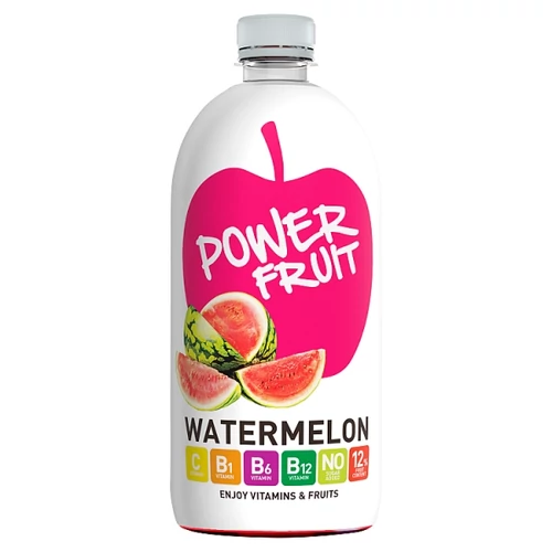 Power Fruit energiaszegény görögdinnye-alma ital szűrt vízzel, édesítőszerekkel 750 ml