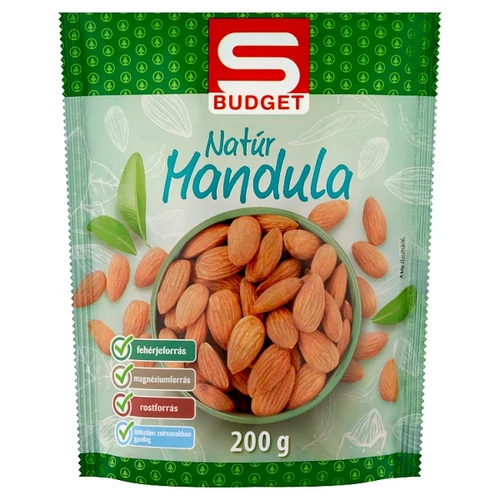 S-BUDGET NATÚR MANDULA 200 G