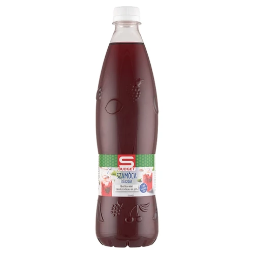 S-BUDGET SZAMÓCA ÍZŰ SZÖRP ÉDESÍTŐSZEREKKEL 0,7 L
