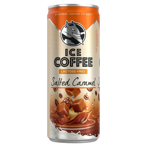 ICE COFFEE UHT LAKTÓZMENTES SÓS KARAMELL ÍZŰ ITAL TEJJEL ÉS KÁVÉKIVONATTAL 250 ML