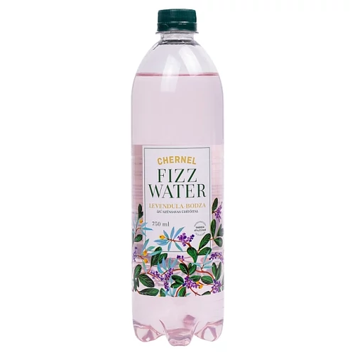 CHERNEL FIZZ WATER LEVENDULA-BODZA ÍZŰ SZÉNSAVAS ÜDÍTŐITAL 750 ML