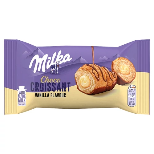 MILKA CHOCO CROISSANT VANÍLIAÍZŰ TÖLTELÉKKEL 50 G