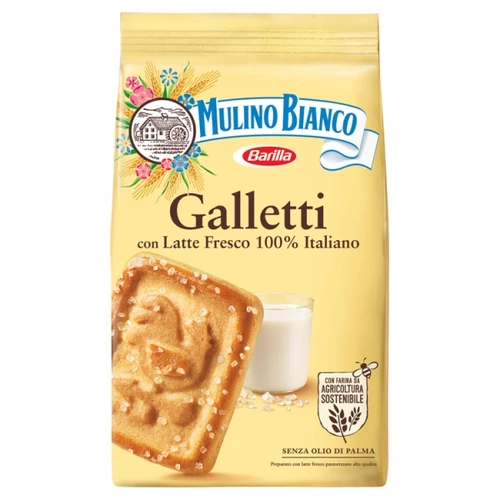MULINO BIANCO GALLETTI ÉDES KEKSZ CUKORKRISTÁLYOKKAL 350 G