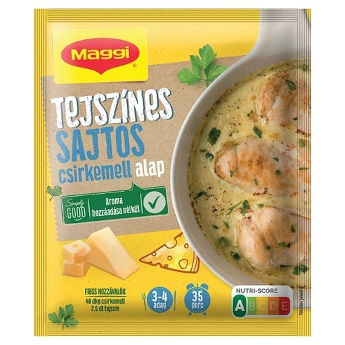 MAGGI TEJSZÍNES NÉGYSAJTOS CSIRKEMELL ALAP 32 G