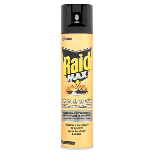 RAID MAX CSÓTÁNY- ÉS HANGYAIRTÓ AEROSZOL 400 ML