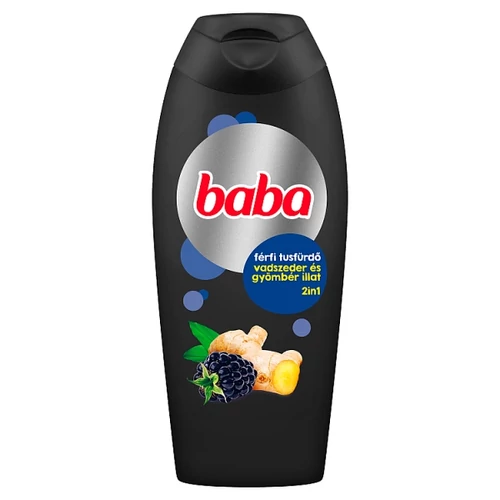  BABA 2IN1 FÉRFI TUSFÜRDŐ VADSZEDER ÉS GYÖMBÉR ILLAT 400 ML