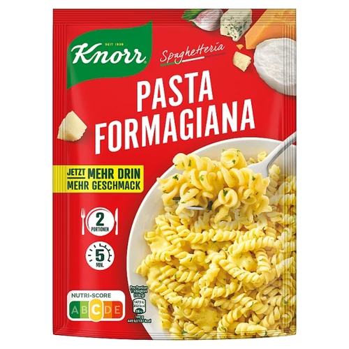 KNORR PASTA FORMAGIANA TÉSZTA KRÉMES SAJTSZÓSZBAN 181 G