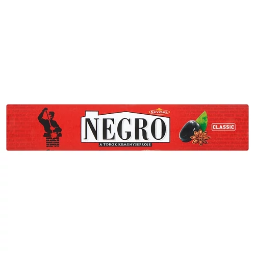 GYŐRI NEGRO CLASSIC MENTOL-ÁNIZS ÍZŰ TÖLTÖTT KEMÉNYCUKORKA 45 G