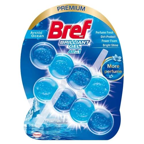 BREF BRILLIANT GEL ARCTIC OCEAN WC FRISSÍTŐ 2 X 42 G