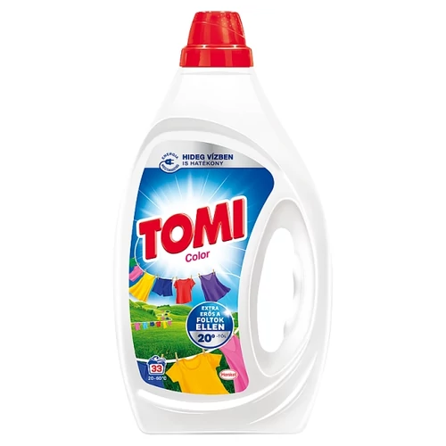 TOMI COLOR FOLYÉKONY MOSÓSZER SZÍNES RUHÁKHOZ 33 MOSÁS 1,485 L
