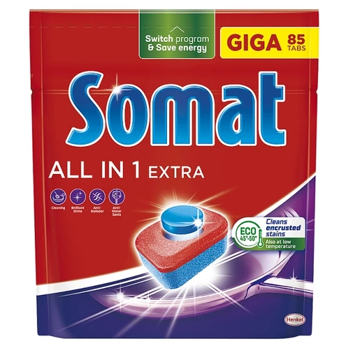 SOMAT ALL IN 1 EXTRA GÉPI MOSOGATÓTABLETTA 85 DB 1411 G