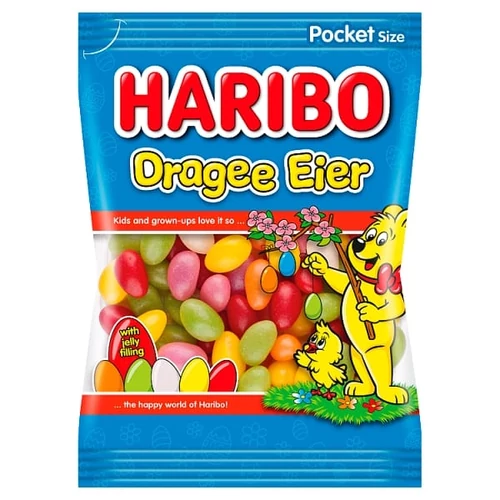 HARIBO DRAGEE EIER ZSELÉS CUKORKADRAZSÉ 100 G