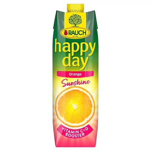RAUCH HAPPY DAY SUNSHINE NARANCSITAL C-ÉS D-VITAMINNAL 1 L