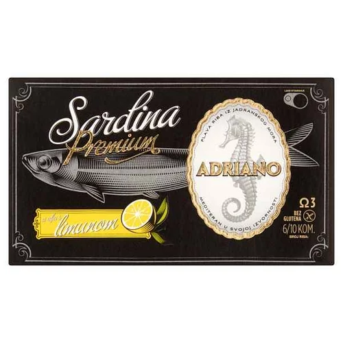 ADRIANO SZARDÍNIA CITROMMAL NAPRAFORGÓOLAJBAN 90G