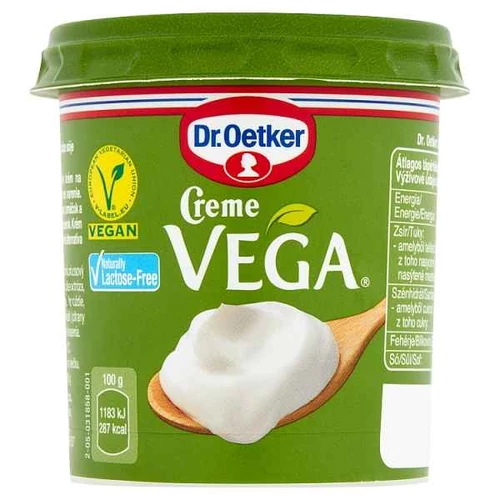 DR. OETKER CREME VEGA VEGÁN NÖVÉNYI KRÉM SÜTÉSHEZ ÉS FŐZÉSHEZ 150 G