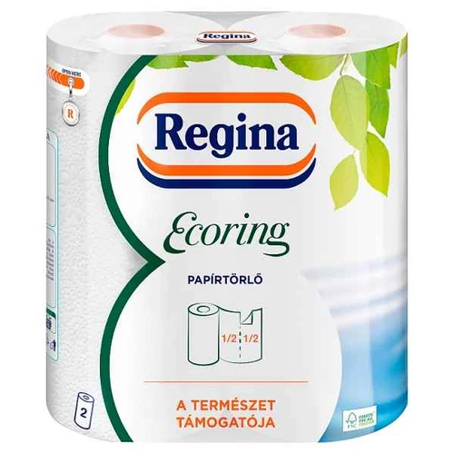 REGINA ECORING HÁZTARTÁSI PAPÍRTÖRLŐ 2 RÉTEGŰ 2 TEKERCS