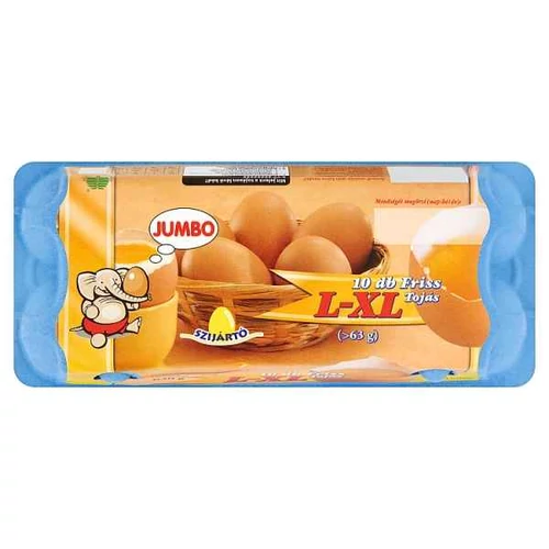 SZIJÁRTÓ JUMBO FRISS TOJÁS L-XL 10 DB