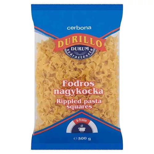 CERBONA DURILLO FODROS NAGYKOCKA DURUM SZÁRAZTÉSZTA 500 G