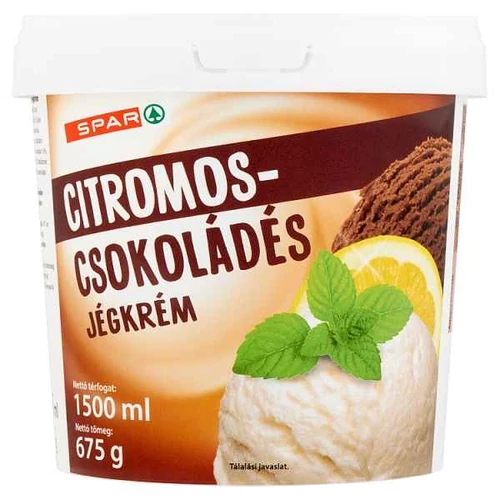 SPAR CSOKI-CITROM JÉGKRÉM 1,5L