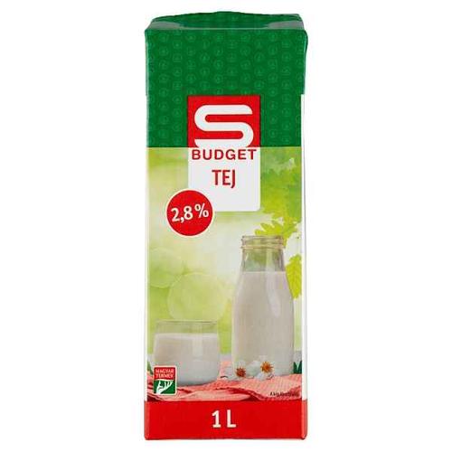S-BUDGET UHT TEJ 2,8% 1L