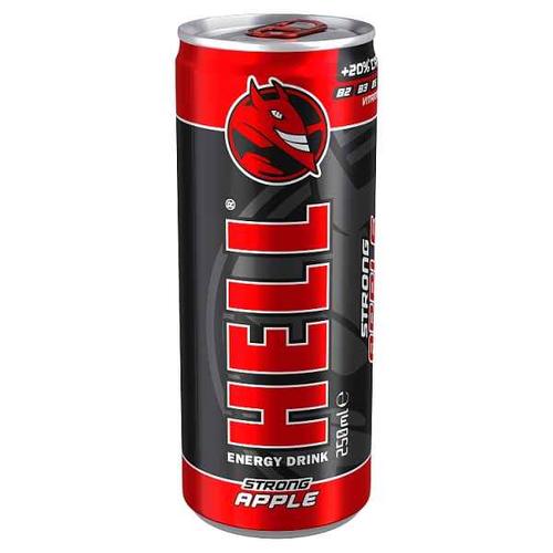 HELL STRONG APPLE KOFFEINTARTALMÚ ENERGIAITAL 250ML