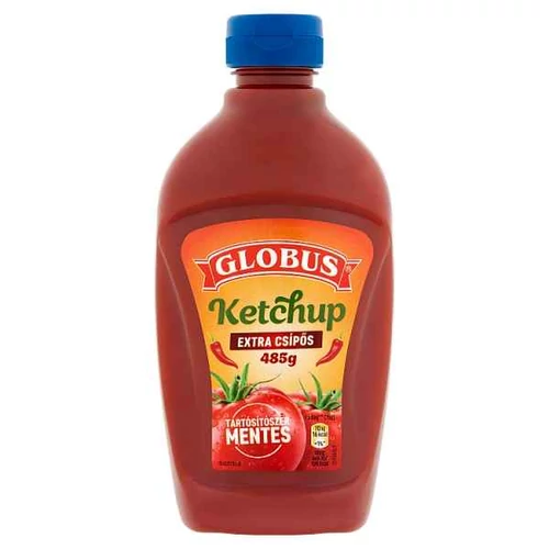 GLOBUS EXTRA CSÍPŐS KETCHUP 485 G