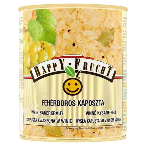 HAPPY FRUCHT FEHÉRBOROS KÁPOSZTA 770G