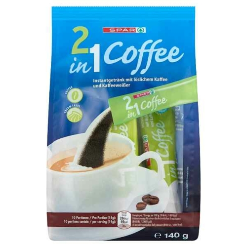SPAR COFFEE 2IN1 KÁVÉSPECIALITÁS 10x14G